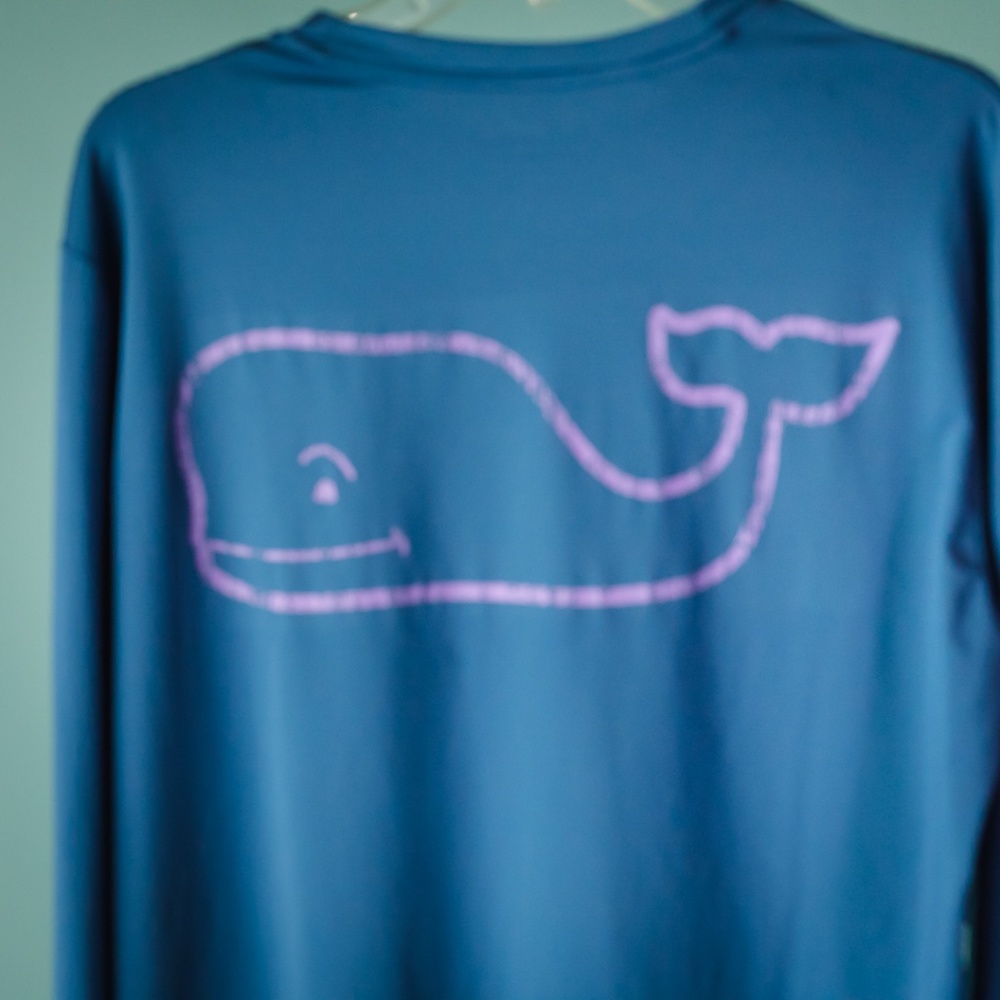 Vineyard Vines S Blue Performance Shirt - Picture 4 of 6